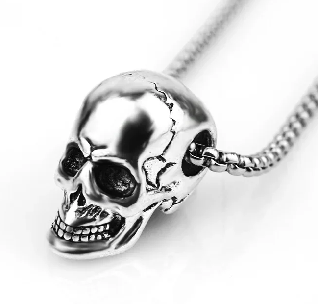 Halskette Totenkopf 60 cm