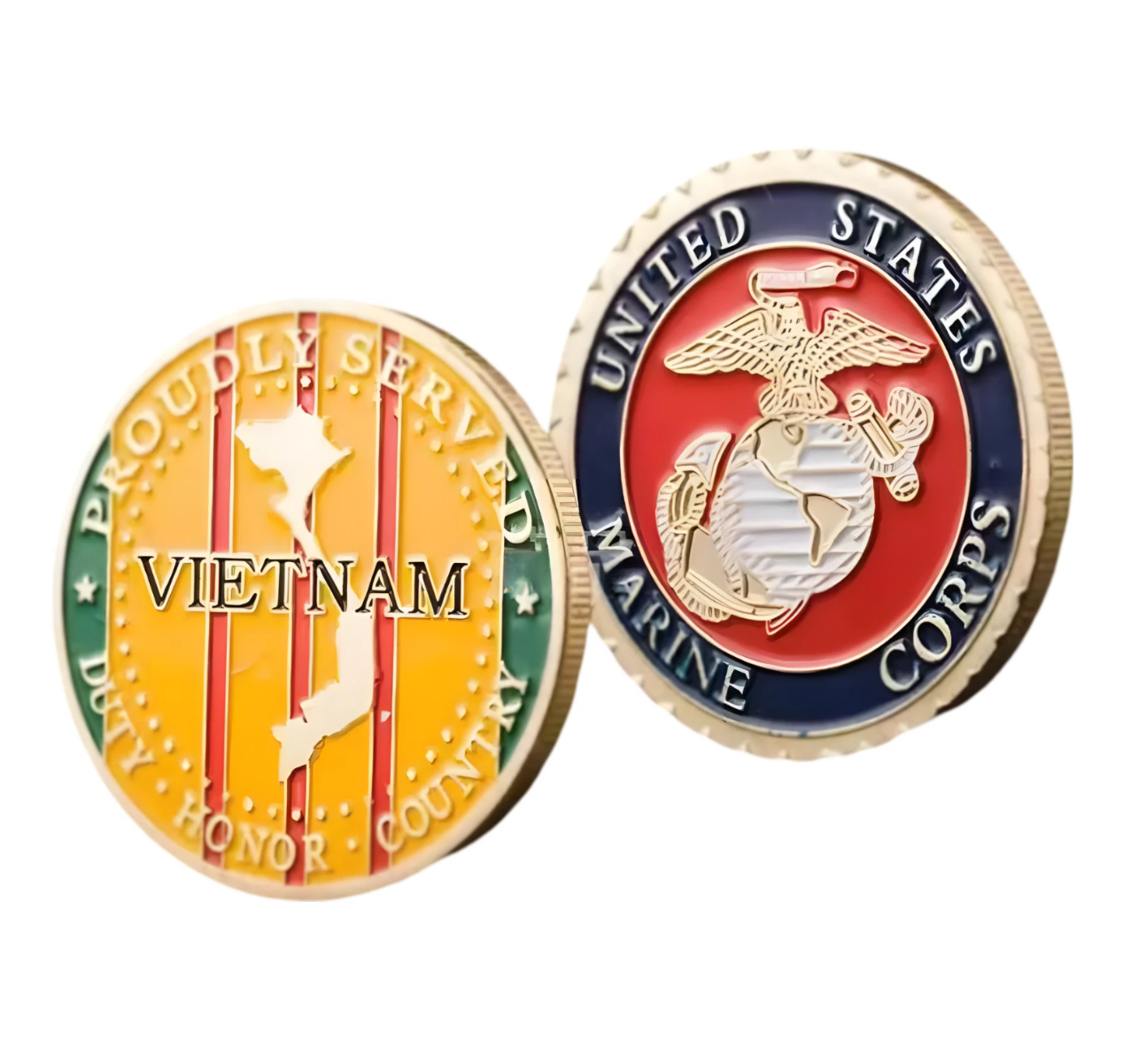Vietnam Veteran Challenge Coin – United States Marine Corps (USMC)