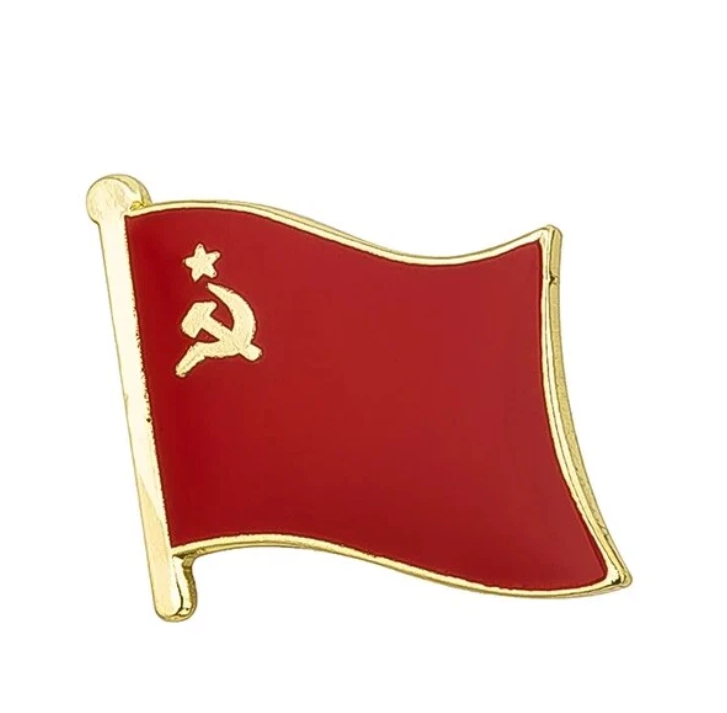 UdSSR Flaggen-Pin „Sowjetunion“ – Klassisches CCCP-Design