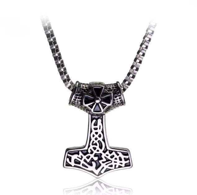 Nordische Halskette Mjölnir 60 cm