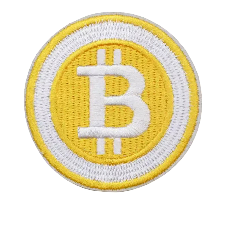 Bitcoin Bügelbild – Hochwertiger Krypto-Patch für Ihre Textilien